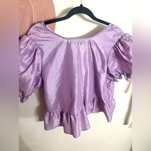 Cute TopShop bow shirt